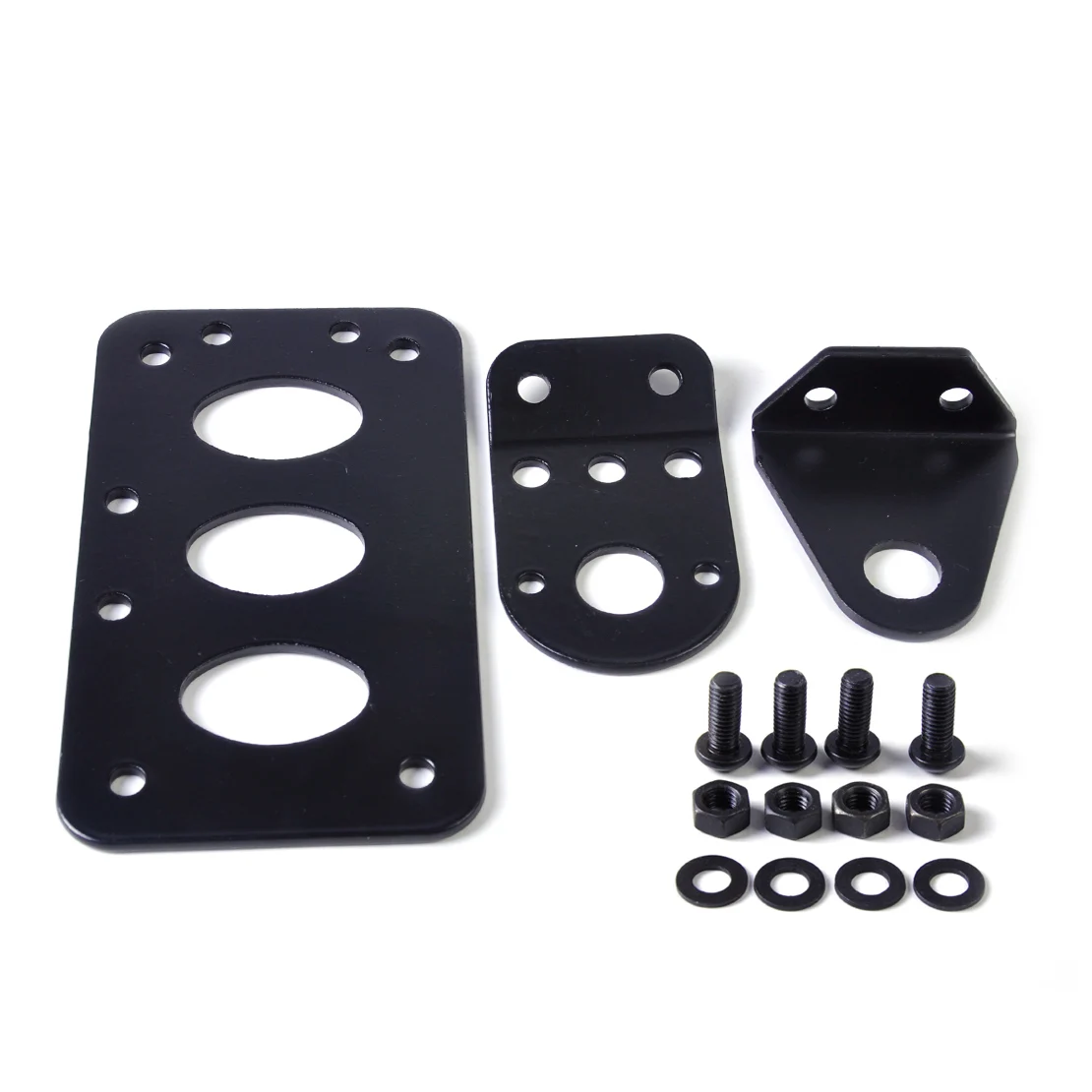

New Black Metal Side Mount License Plate Tail Brake Light Bracket + Screw Kit Fit for Motorcycle Harley Chopper Yamaha Kawasaki