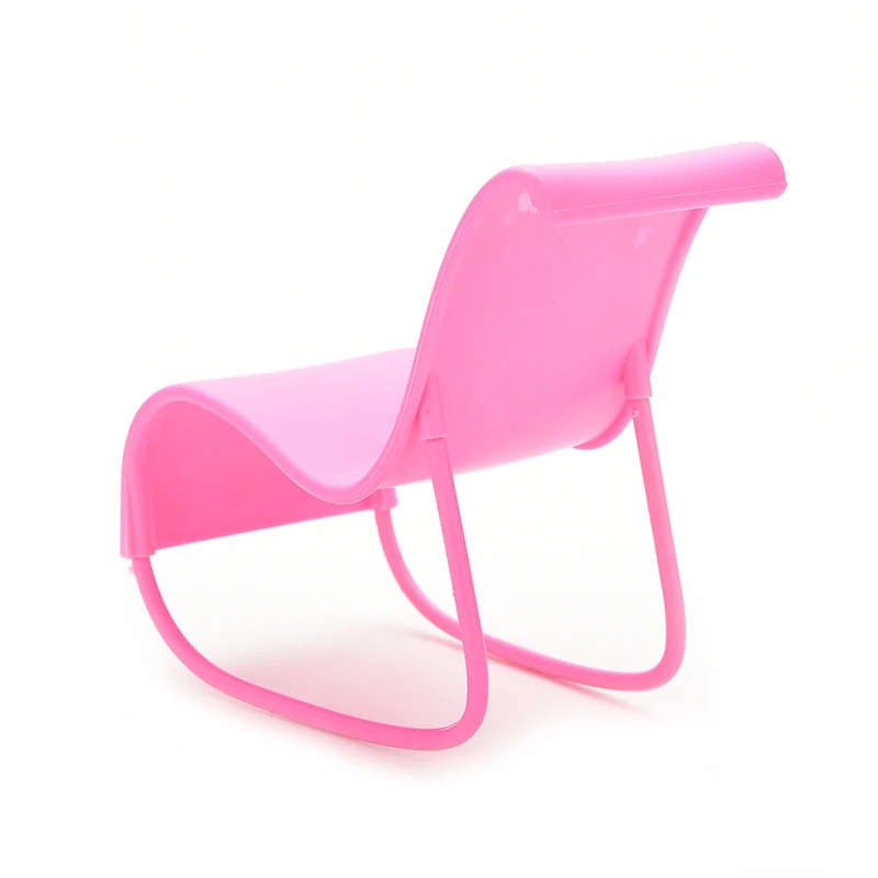 1pc Furniture Rocking Beach Chair Lounge For Doll Princess Dreamhouse Accessories Kids Gifts Rocking Chair Furniture Toys 1pc Furniture Rocking Beach Chair Lounge For Doll Princess Dreamhouse Accessories Kids Gifts Rocking Chair Furniture Toys