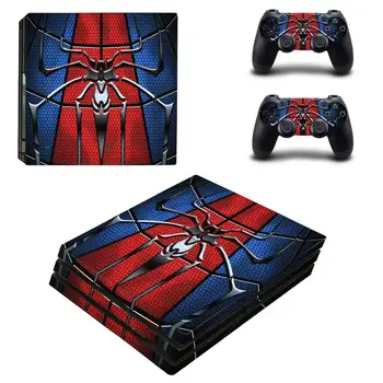

PS4 Pro Skin Sticker Decal for PlayStation 4 Console and 2 Controller PS4 Pro Skin Sticker Vinyl - Marvel Spiderman Spider Man