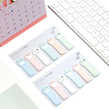 

1pack/lot Creative Fat Cat Sticky Self-Adhesive Memo Pad N Times Sticky Notes Office School Supplies