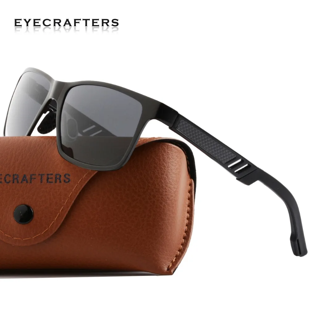 Anti Glare Flexible Hinge Frame Sunglasses TR Aluminium Magnenium Pretection Eye 