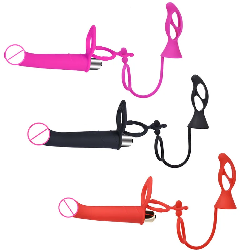Vibrating Anal Plug Couple Wearable Silicone Massage Sex Toy for Women and Men Butt Flirt Adult Games Products | Красота и здоровье