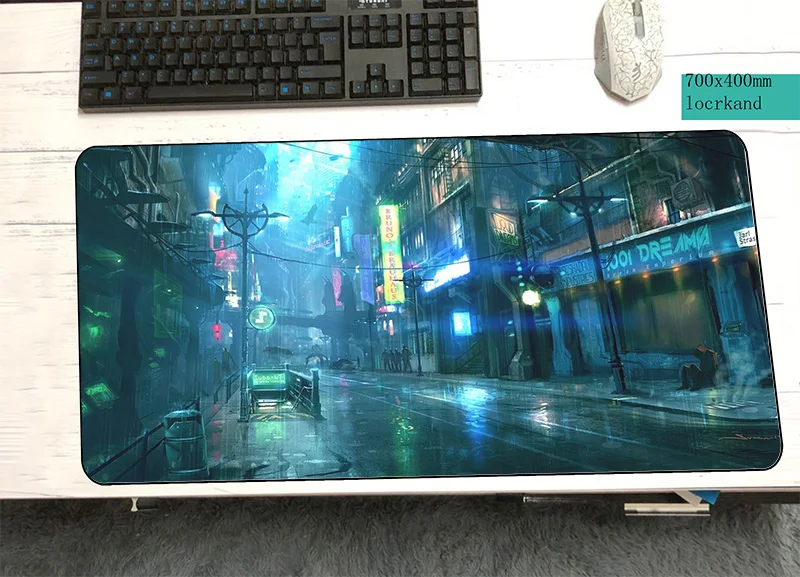 

cyberpunk padmouse 700x400x2mm gaming mousepad game Fashion large mouse pad gamer computer desk 3d mat notbook mousemat pc