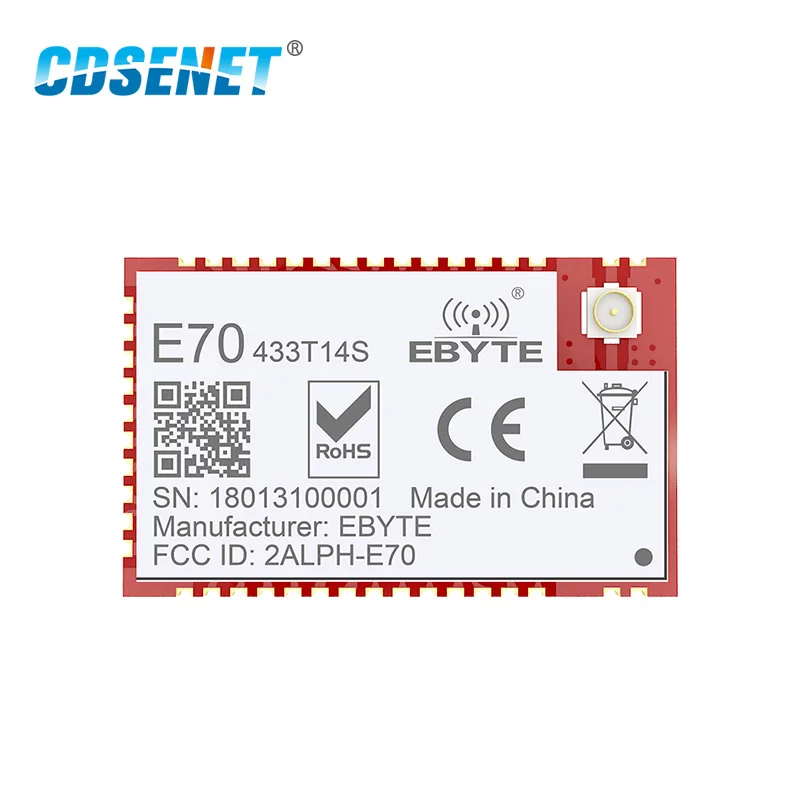 CC1310 433 МГц беспроводной радиочастотный модуль CDSENET E70-433T14S SOC SMD IOT радиочастотный передатчик приемник 433 МГц приемопередатчик