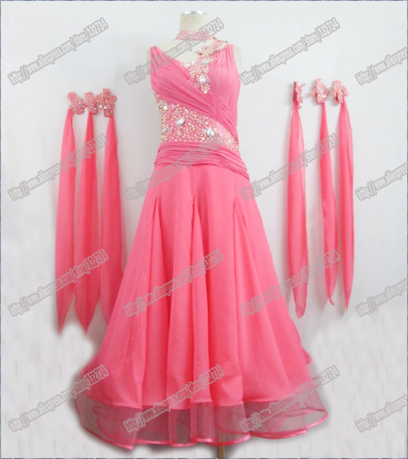 Free Shipping Modern Waltz font b Tango b font Ballroom font b Dance b font Dress