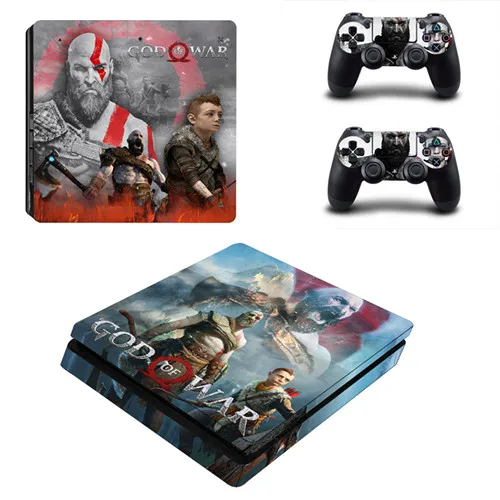 God of War Съемная тонкая наклейка для PS4 для sony playstation 4 консоль и контроллер для Dualshock 4 PS4 тонкая наклейка - Цвет: YSP4S-1929