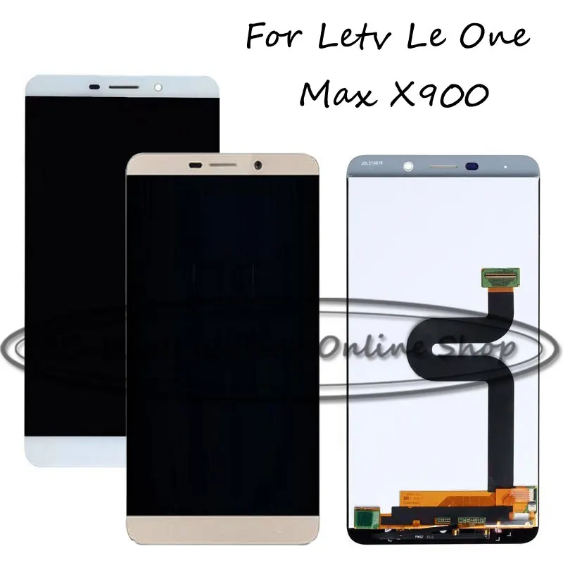 Белый/золотой 6 33 дюйма для LeTV Le Max X900 X906 / X910 LeMax Pro 1440x2560 ЖК дисплей + кодирующий