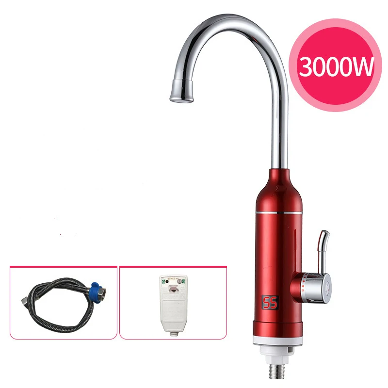 

Digital Display Instant Hot Water Faucet Fast Heating Electric Tankless Instantaneous Water Heater Tap Kitchen Bathroom Faucent