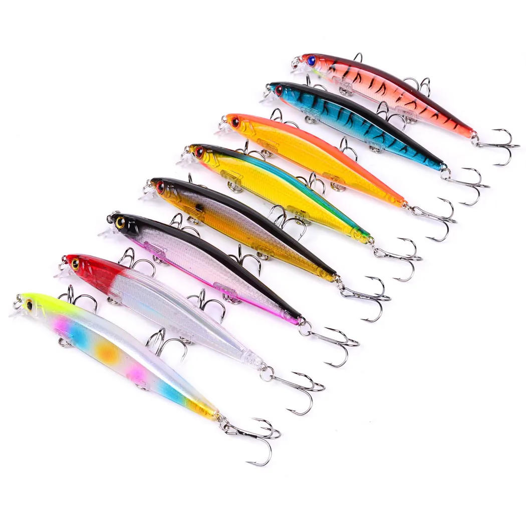 

8Pcs Minnow Fishing Lure Set 11cm 13g Isca Artificial Hard Bait Carp Fishing Wobblers Bass Pike Pesca Crankbaits Tackle