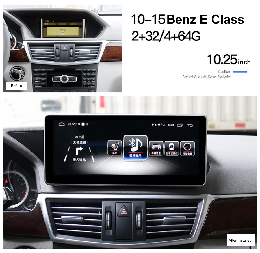 Discount Premium Audio Device Car Stereo For Benz C class C180 C200 GLC 2015-2018 android 8.0 Screen car gps 1080P carplay MP5 multimedia 14