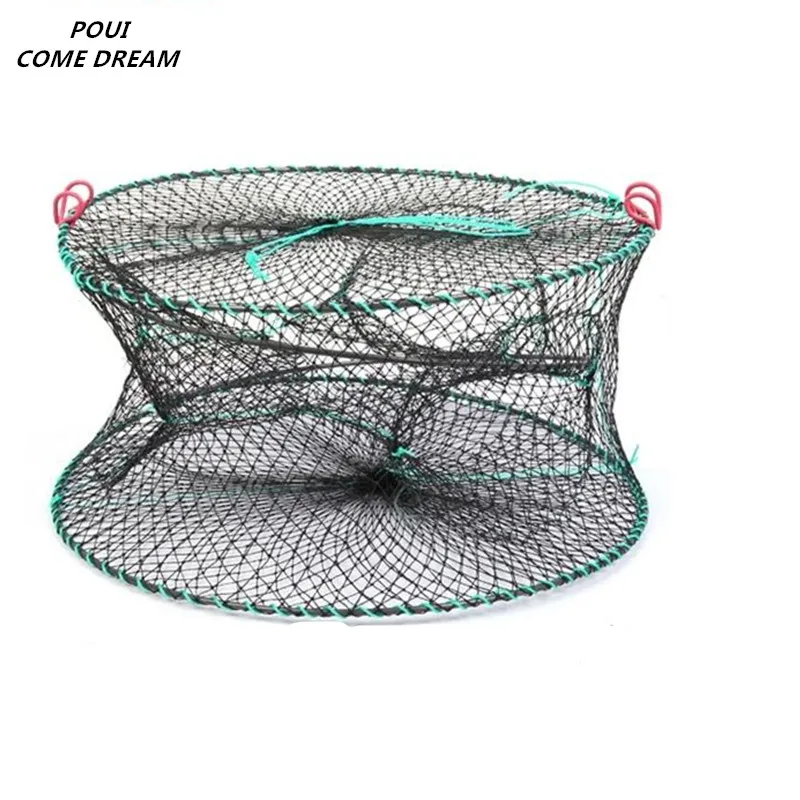 Strong Sea crabs cage turtle cage shrimp cage fish cage folding round cage pesca fishing net fishing net nylon fishing network