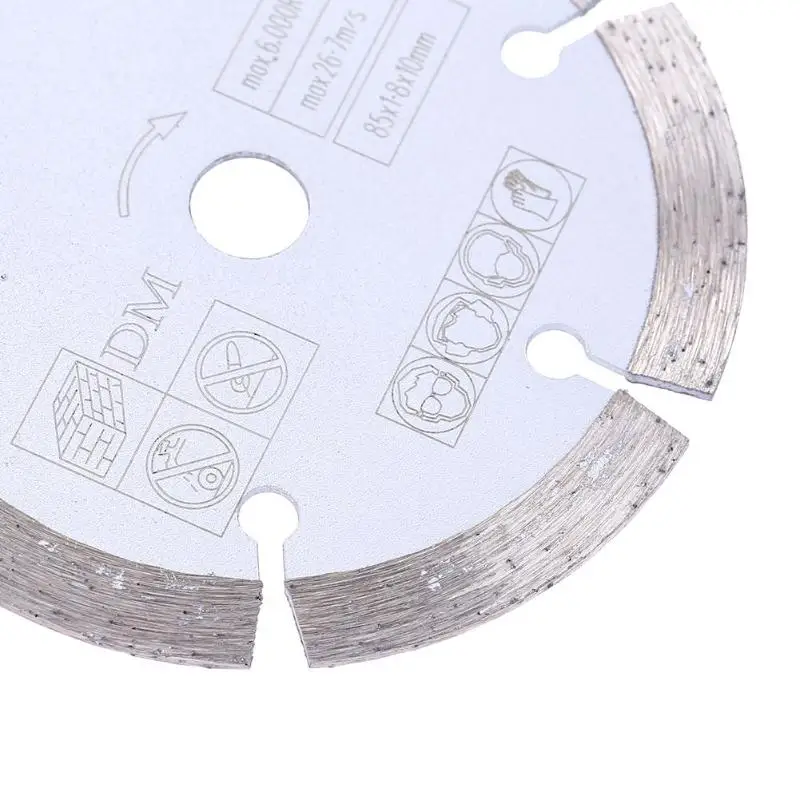 85 мм пильный диск круглый бриллиант колесные диски для деревообработки Металл Пластик Резки Электрических фурнитура для инструмента