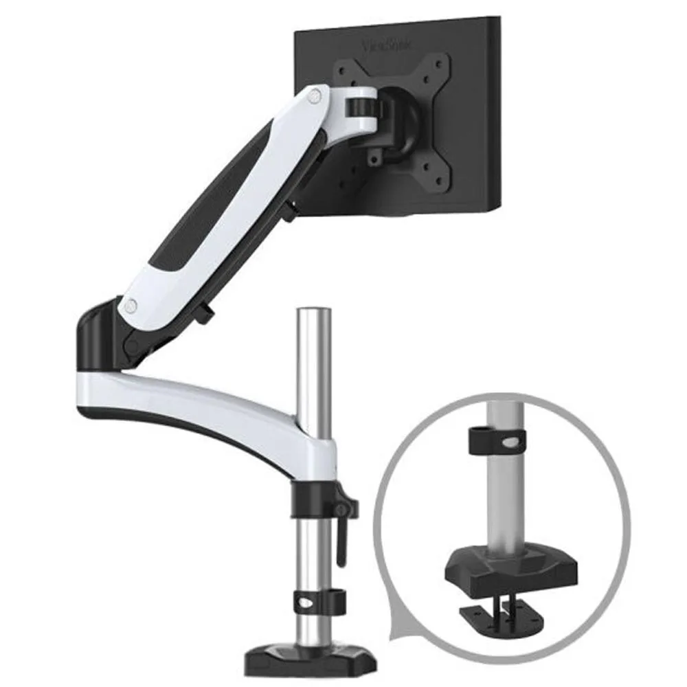 HONGHUA 15" 27" Full Motion Computer Desktop Grommet Gas Spring LCD LED