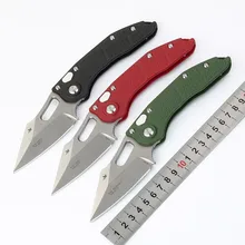 Eafengrow D2 лезвие стежка Кемпинг Складной нож нейлон+ ручка из стекловолокна Открытый Охотничий Тактический нож Инструменты