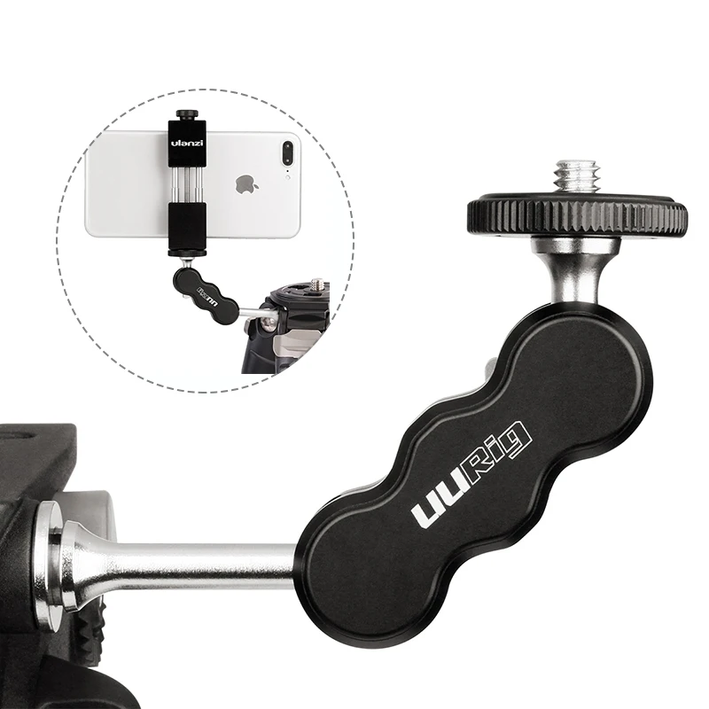 UURig R002 алюминиевый магический кронштейн для монитора шарнирный 1/4 ''винт