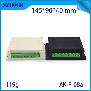 

1 piece Plastic box electronics din rail housing szomk din rail plastic enclosures junction box connector terminal block case