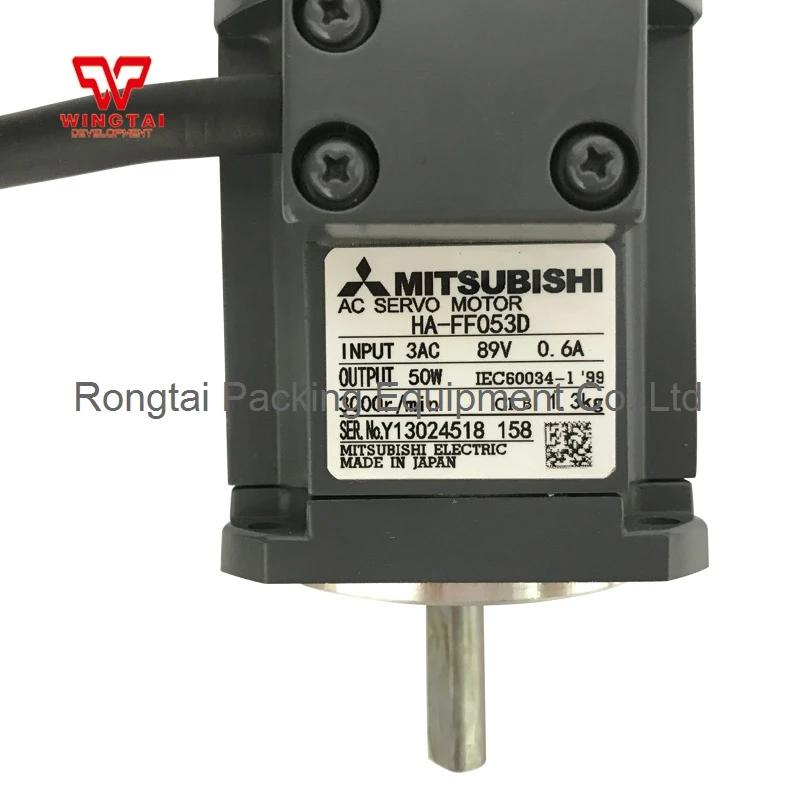 Япония оригинальный Mitsubishi AC Серводвигатель HA FF053D вход 3AC 89V 0.6A|Двигатель
