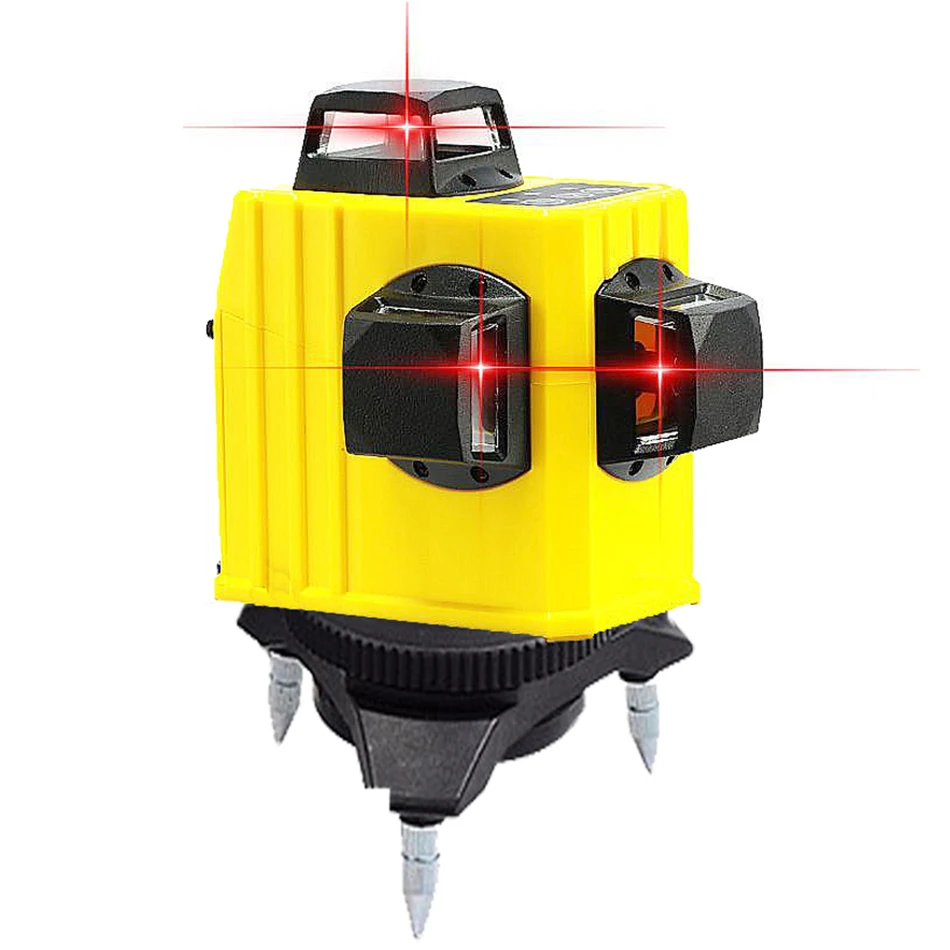 

Professional High Quality 360 Vertical 3D Red Beam 12 Lines Laser Level Precision Orizontal Self-leveling Cross laser Line Meter