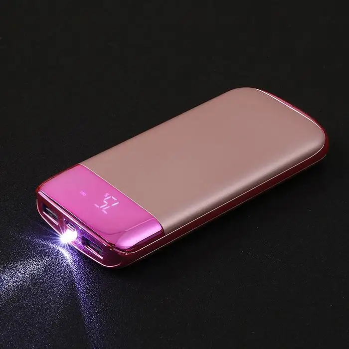 С аккумулятором power Bank 20000 мАч Портативный Универсальный Micro USB 2 выхода светодиодный Lights зарядное устройство для мобильного телефона для Xiaomi huawei