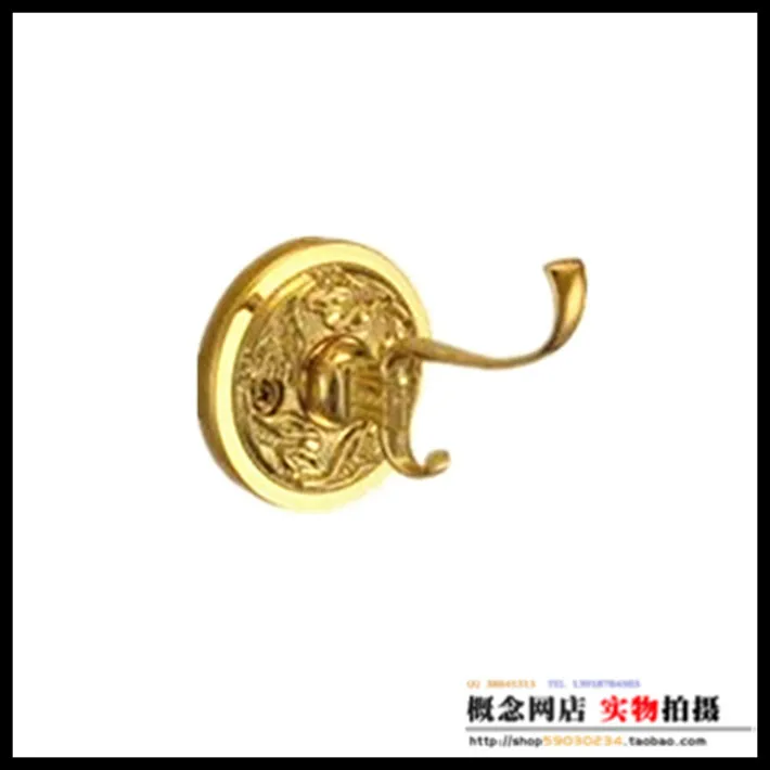 

Original TAIGOOD thickened European antique copper bathroom bath towel hanging hook LU804 3G