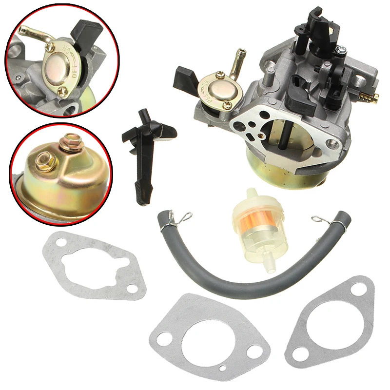 For Honda Gx390 13hp Engine With Gasket Pipe 16100-Zf6-V01 Adjustable Carburetor