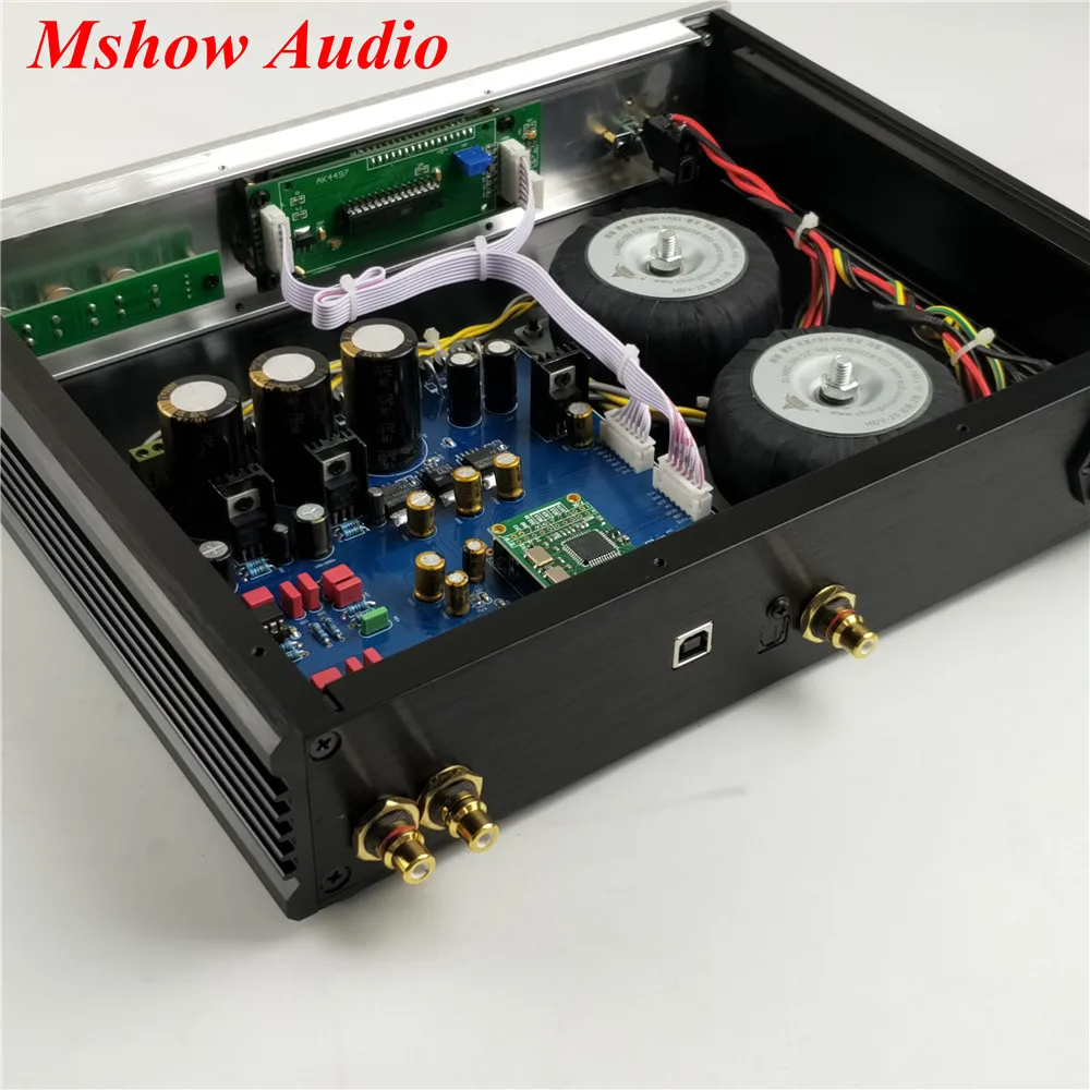AK4497 цифровой аудио декодер ЦАП + Amanero USB поддерживает DSD обновления AK4495SEQ|Усилители
