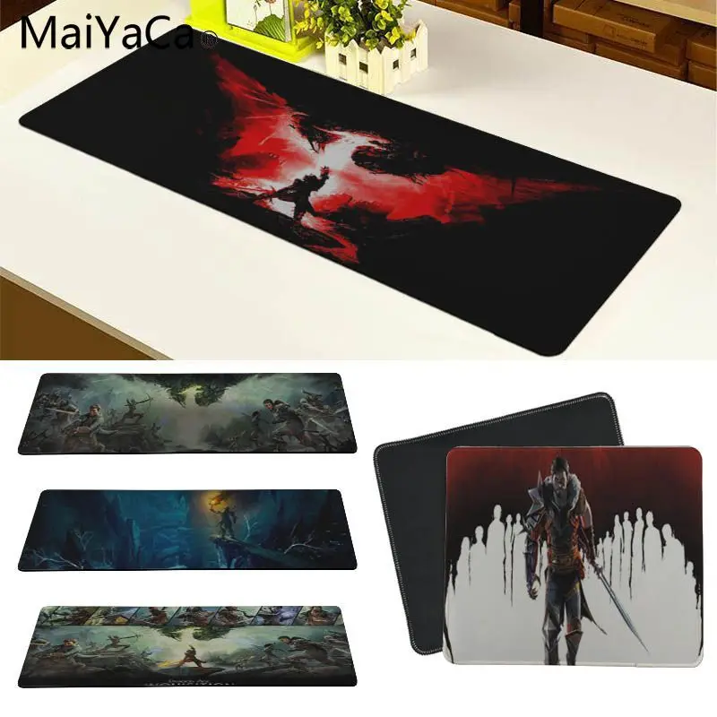 

MaiYaCa Cool New Dragon age Gamer Speed Mice Retail Small Rubber Mousepad Mouse Keyboards Mat Mousepad for boyfriend Gift