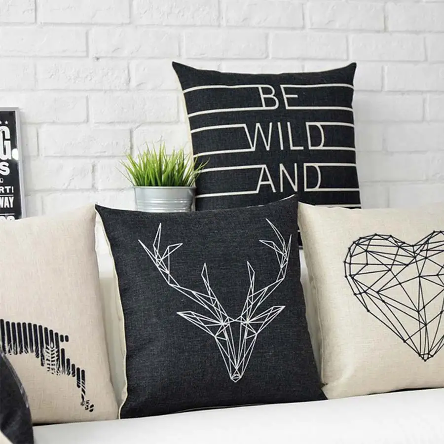 Cool Cushion Covers Promotionshop For Promotional Cool Cushion - Character Deer Letter Square Throw Pillowalmofadas Case Child Teenagekidblack Cool Cushion Cover Home Decore cool cushion covers promotionshop for promotional cool cushion - character deer letter square throw pillowalmofadas case child teenagekidblack cool cushion cover home decore