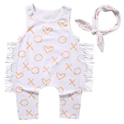 Для маленьких девочек Одежда для новорожденных хлопковые боди комбинезон одежда в загородном стиле наряд 0-24 м летняя одежда для малышей