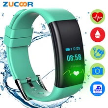 IP68 Smart Band Bracelet Watch Blood Pressure Oxygen Heart Rate Monitor Wristband Ladies Reloj Inteligente For iOS Android Women