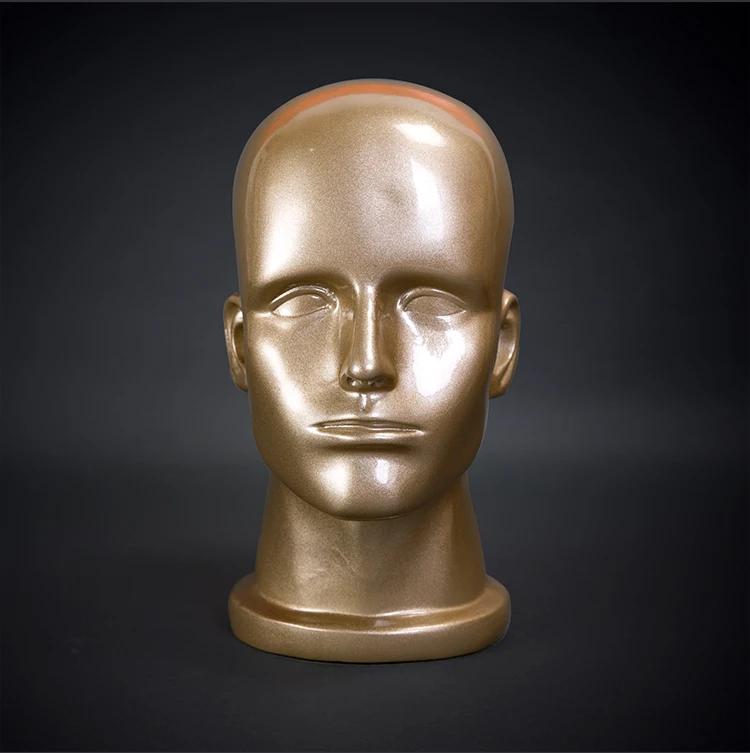 Стильная из стекловолокна Мужская голова манекен голова модель фабрики прямая