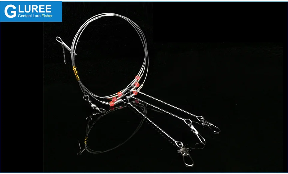 GLUREE-5Pcs-88cm-Fishing-Hook-Anti-Winding-String-Hook-Balance-Bracket-Fishing-Rigs-Wire-Leader-Sea-Fishing-Tackle-Accessories_08