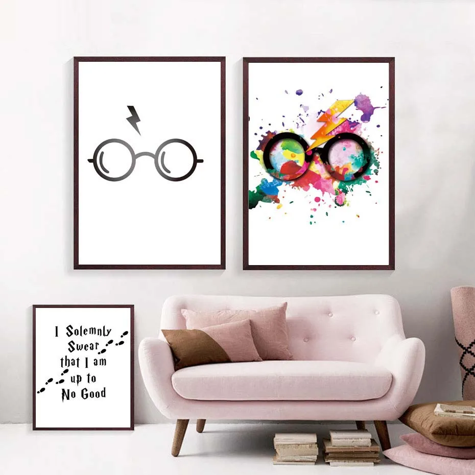 Classic-Movies-Harry-Potter-Glasses-Poster-Prints-Modern-Home-Decor-Canvas-Painting-Wall-Art-Print-Wall (3)