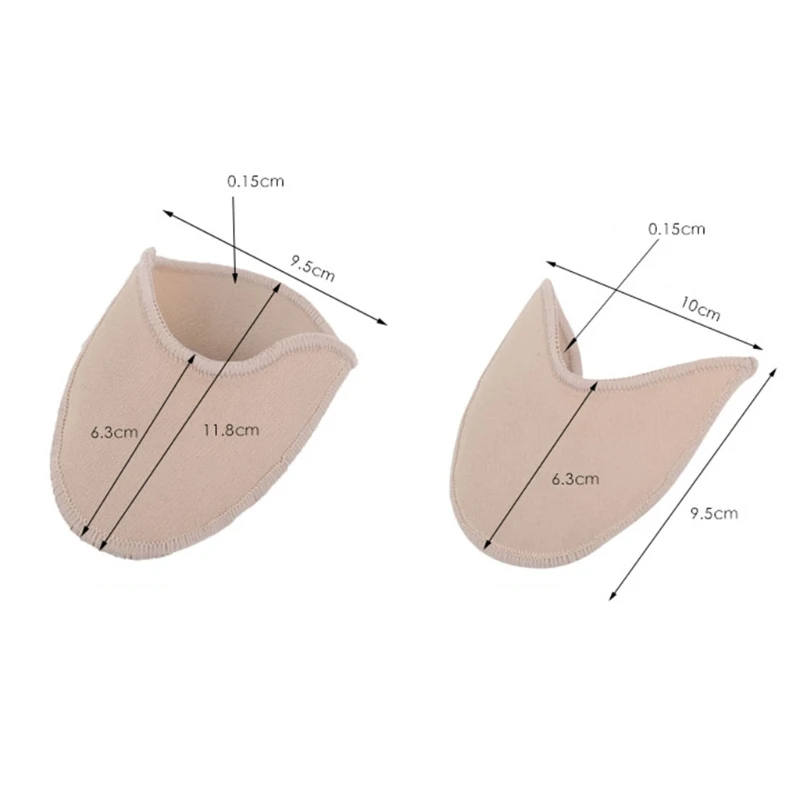 1 пара балет танец цыпочках вставкой на носке; Крышка колодки, защита, подушечка, забота о ногах, инструмент