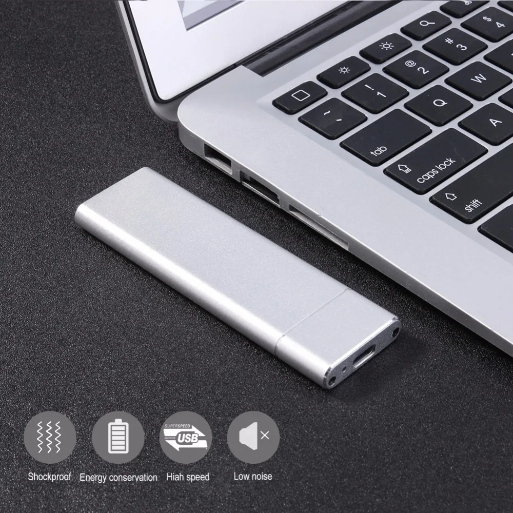 

1Pcs External Enclosure Case USB 3.1 to M.2 NGFF SSD Mobile Hard Disk Box Adapter for m2 SATA SSD USB 3.1 2230/2242/2260/2280