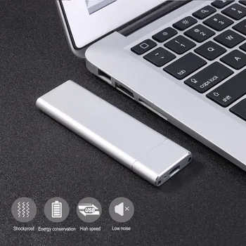 

1Pcs External Enclosure Case USB 3.1 to M.2 NGFF SSD Mobile Hard Disk Box Adapter for m2 SATA SSD USB 3.1 2230/2242/2260/2280