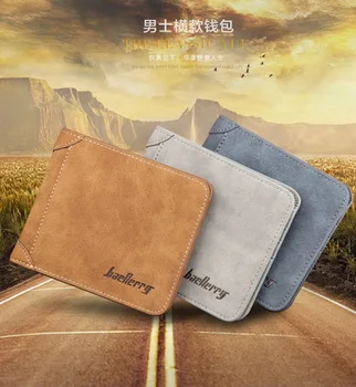 

by dhl or ems 50pcs Vintage Leather Men Wallets Small Money Holder SD SIM Memory Cards Holder Dull Polish Short Purse