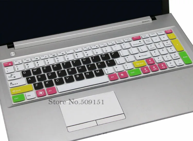 Силиконовая накладка на клавиатуру для Lenovo Z510 570 B590 Z50 Z501 Y50 V2000 v4000|keyboard cover for