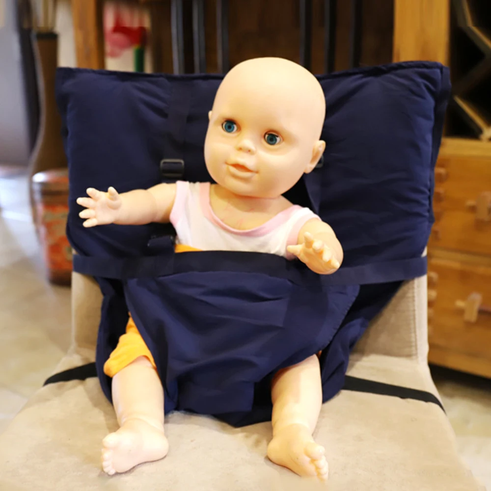 Murah Perjalanan Foldable Makan Bayi Makan Siang Kursi Bayi Portabel Makan Kursi Safety Belt Mudah Dicuci Bayi Kursi Tinggi Kursi Harness 4 Warna