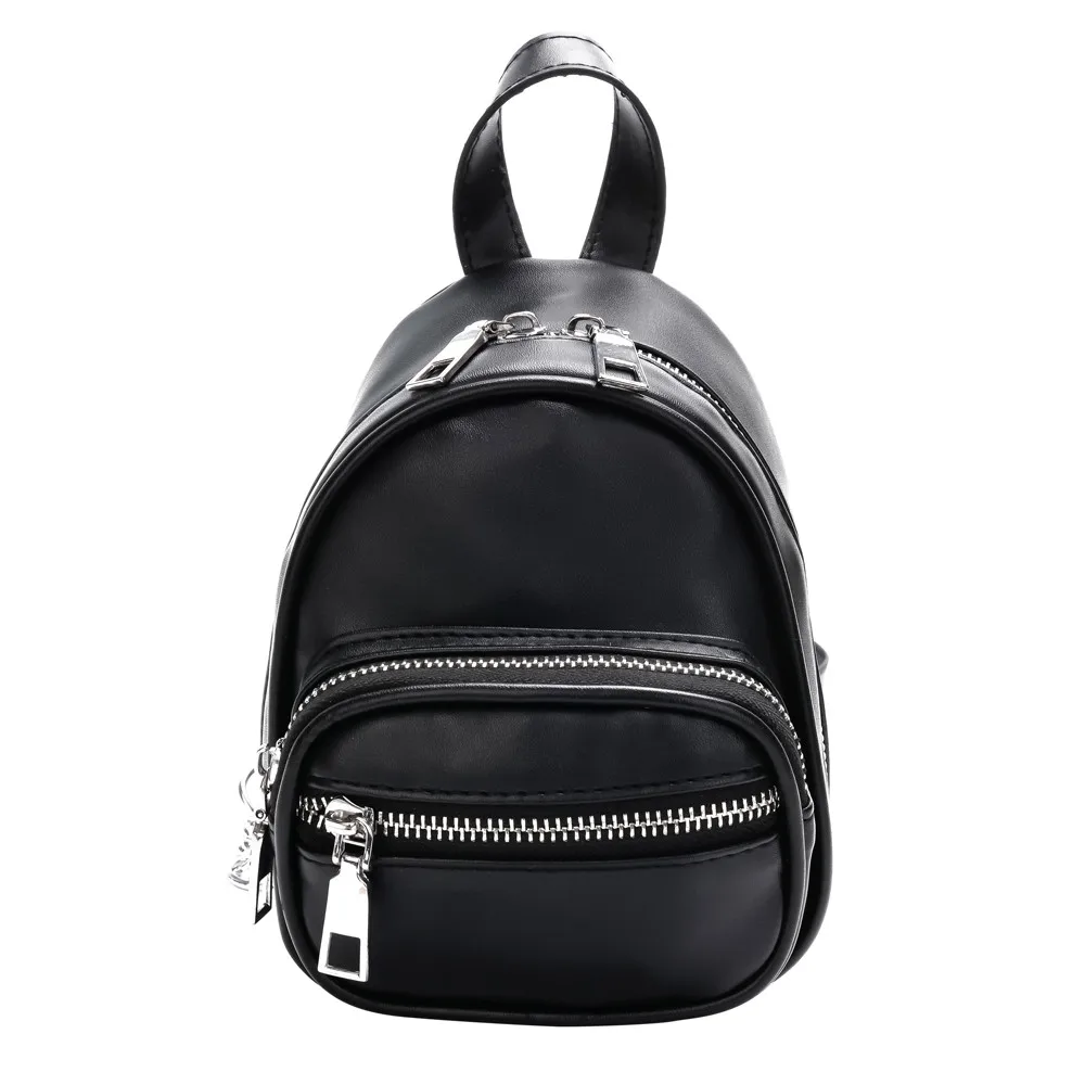 

Sleeper #W401 2019 fashion Women Pure Color Leather Crossbody Bag Backpack Travel Shoulder Bag Chest Bag Free Shipping