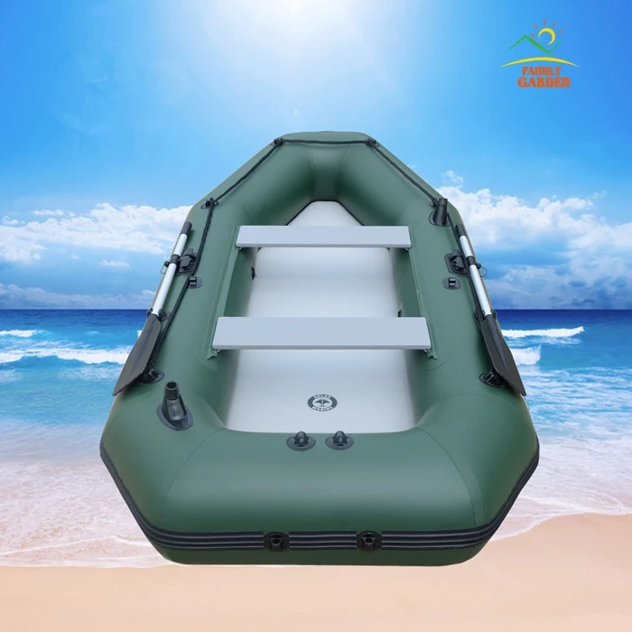 Excellent 2.6M Four Person Air Deck Floor High Pressure Drop Stitch Mattress Inflatable Kayak Boat Fishing Raft With Multi Air Chambers 9