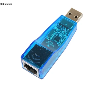 

Kebidumei USB 2.0 To LAN RJ45 Ethernet 10/100Mbps Network Card Adapter Converter For Win7 Win8 Tablet PC Laptop