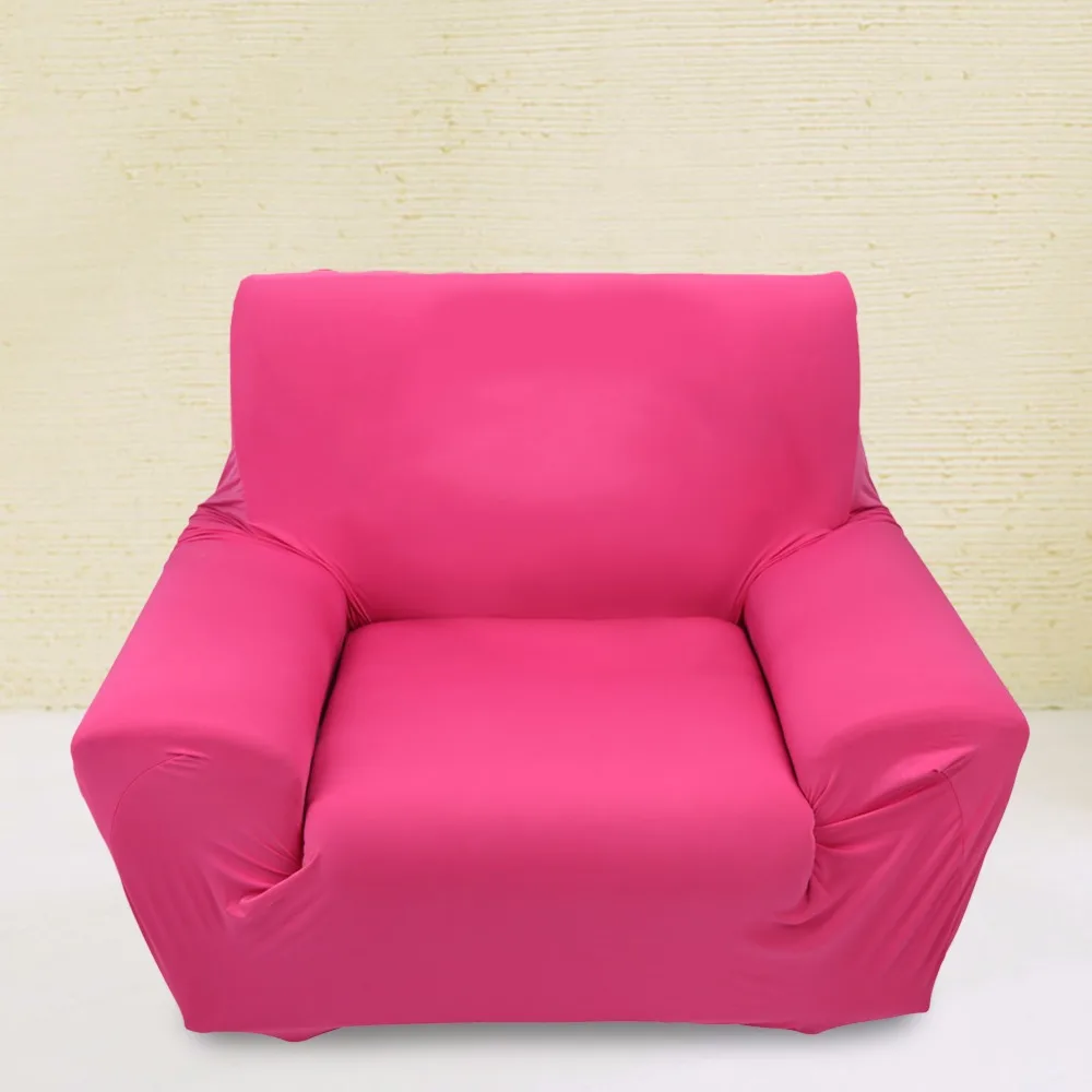 Universal 7 Colors Polyester Dust Proof Soft Sofa Cover Stretch Single Seat Cushion Slipcover Chair Cover