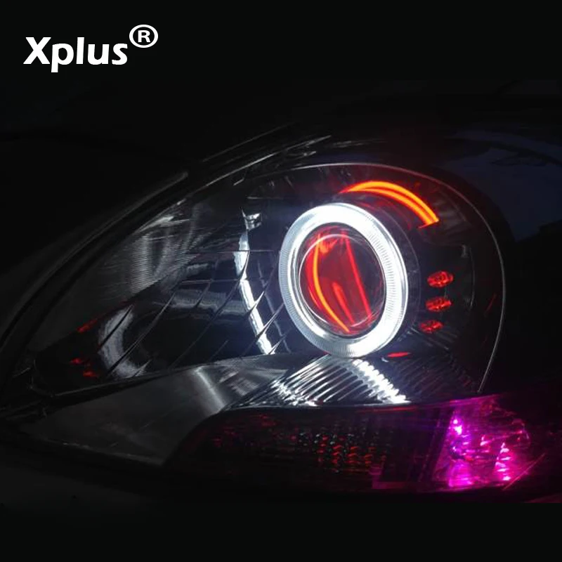 Xplus 3 0 дюймов 55 Вт двойная CCFL ангельские глазки Автомобильная фара HID Биксеноновые