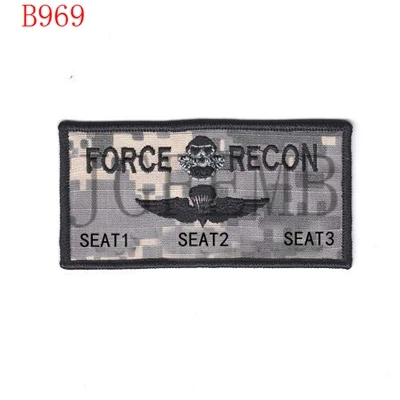 

Marine Air Ground Task Force Reconnaissance Custom name Tapes Text brand Morale tactics Military Embroidery patch