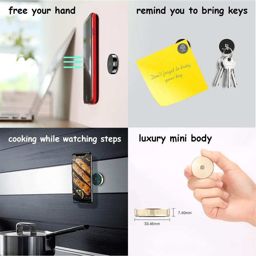FLOVEME 3 Typ Magnetische Auto Telefon Halter Air Vent Dashboard Magnet Ständer Halter Für iPhone 1