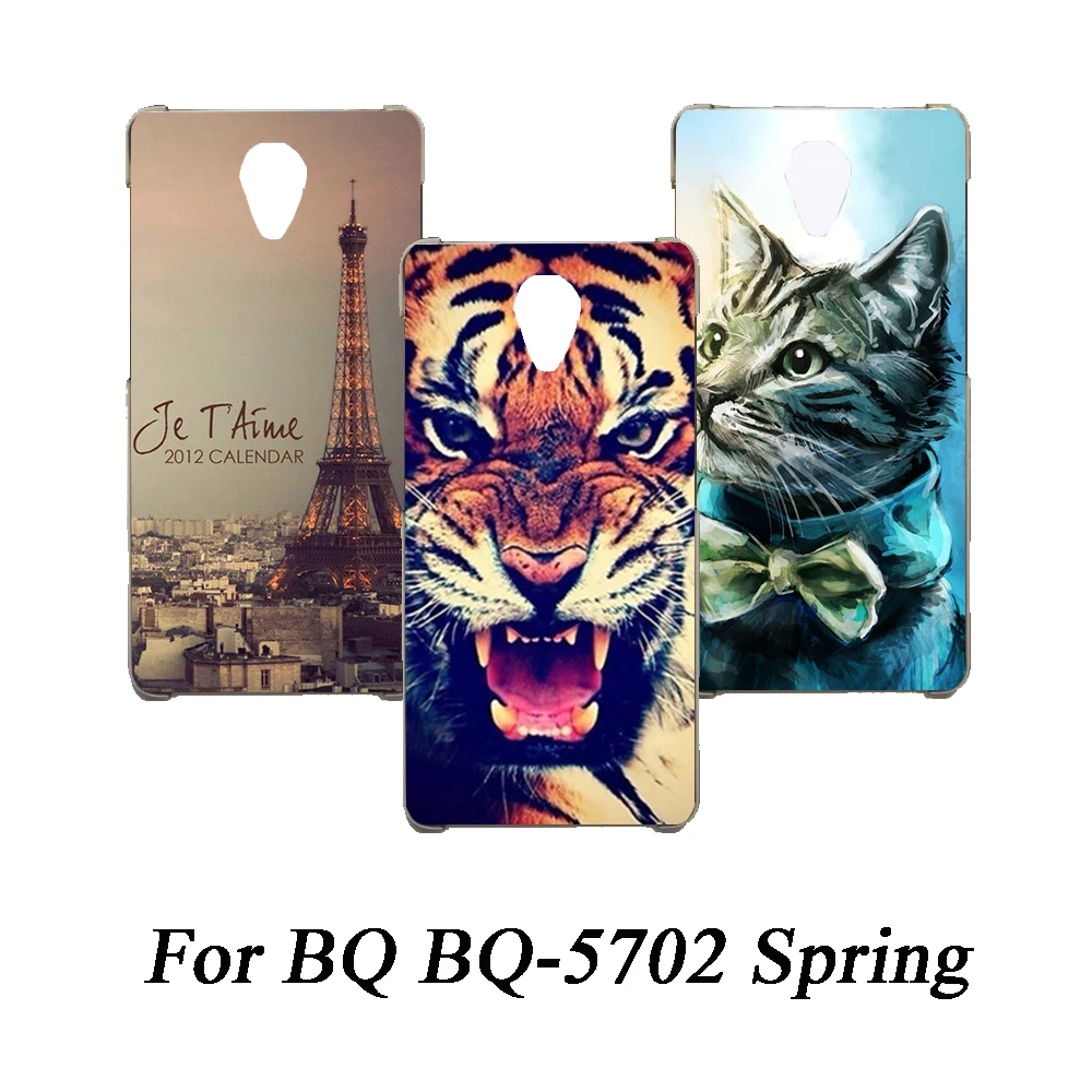 

Soft Tpu Phone Case For BQ BQ-5702 Spring Cases Silicone Painted Wolf Rose Eiffel Fundas Sheer For BQ BQ-5702 Spring Back Cover
