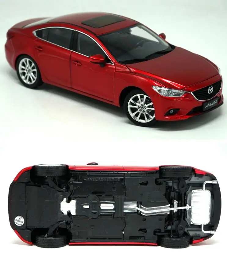 Усовершенствованная коллекция моделей автомобилей MAZDA 6 ATENZA 1:18 из сплава, литая металлическая модель автомобиля