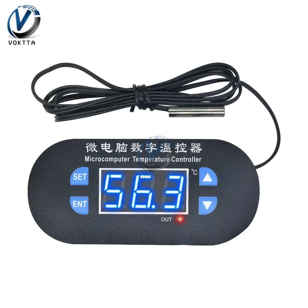 Termometer Sensor Meter | Temperature Controller | Led Display Thermostat -  W1308 - Aliexpress