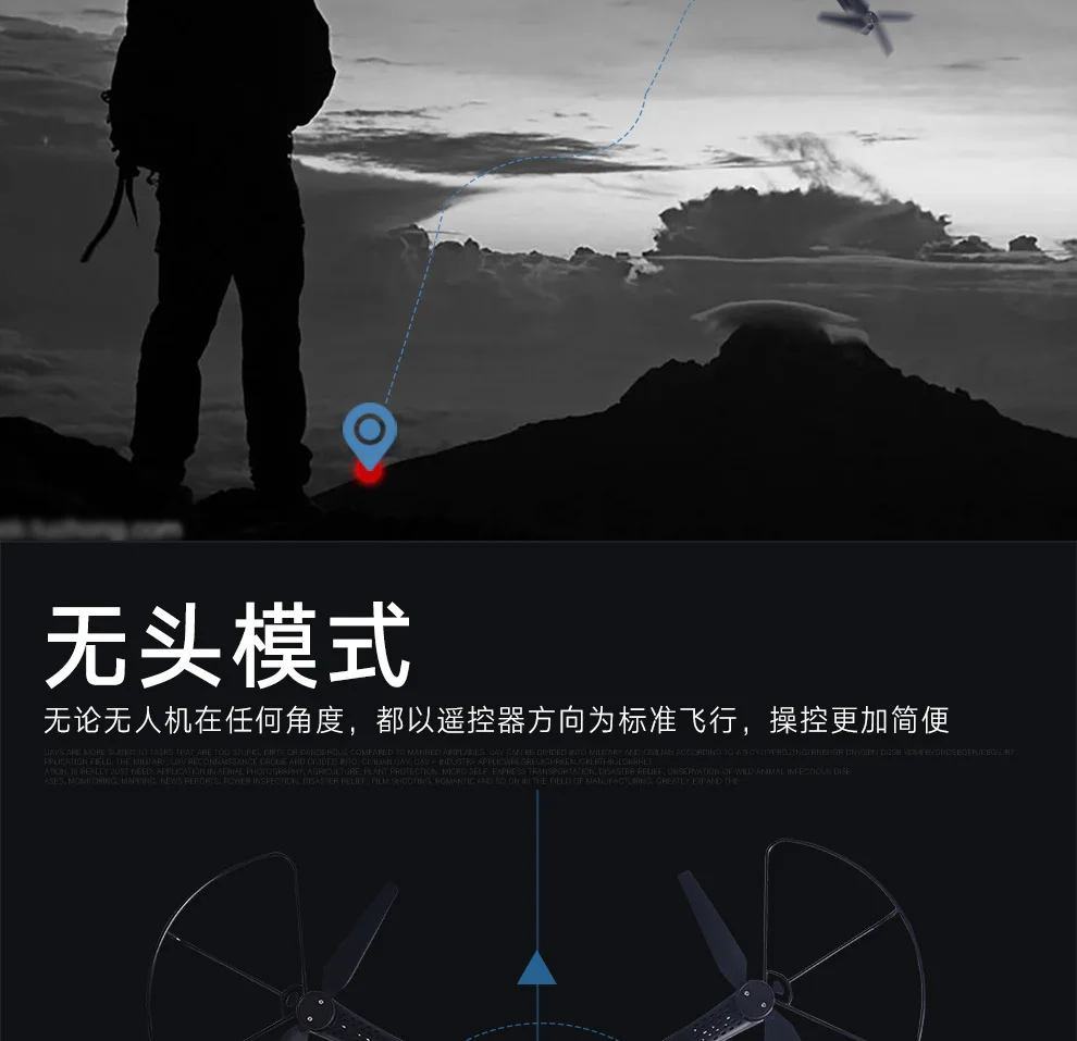 New Mini Drone X9TW Hunter (update X8TW) RC FPV Quadcopter 30W WiFi HD Camera 2.4G 4 Axis Remote Control Foldable Helicopter1 (13)